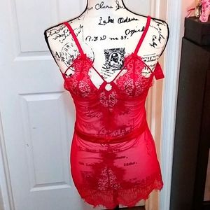 Fashion Nova sheer nightie Sz S